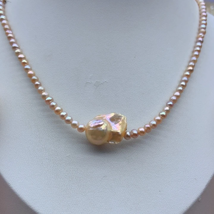 淡水珍珠未镶嵌颈饰