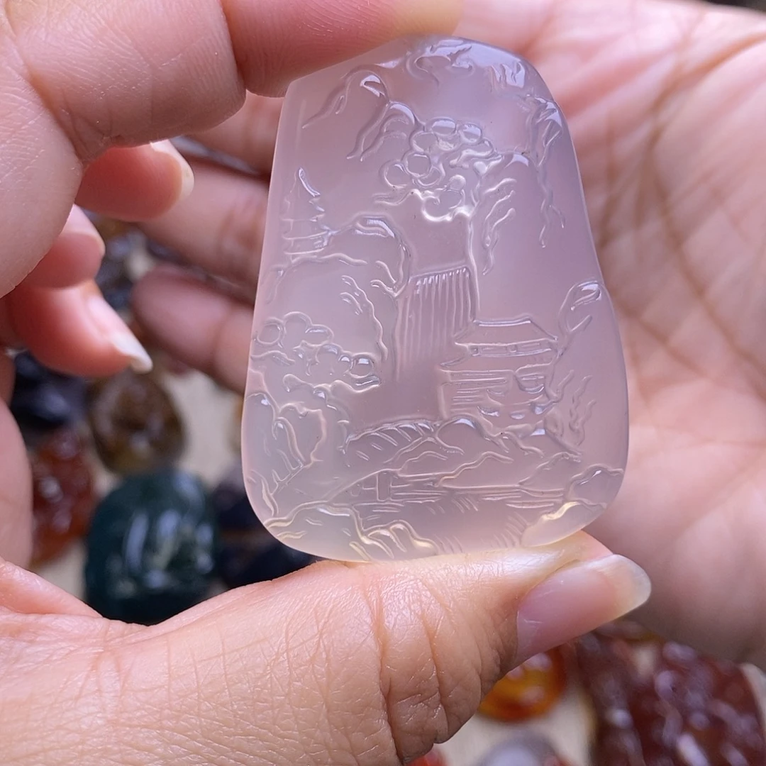 玛瑙/玉髓未镶嵌颈饰