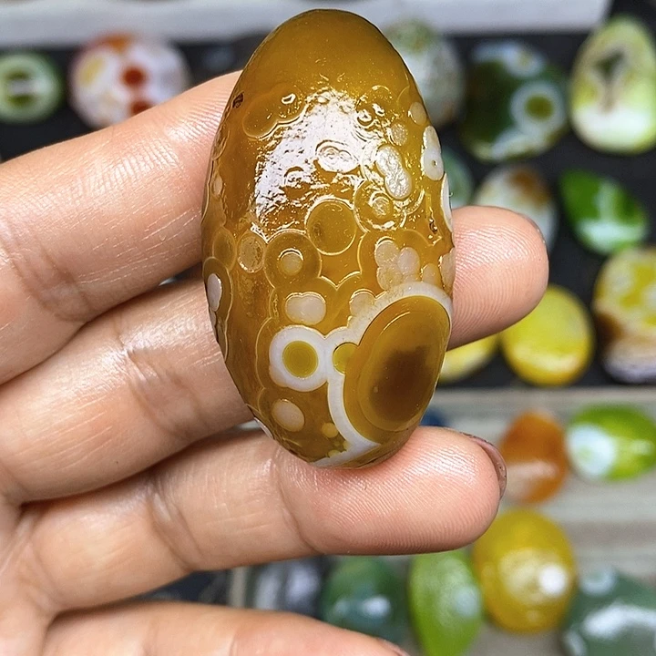 花眼玛瑙奇石饰品