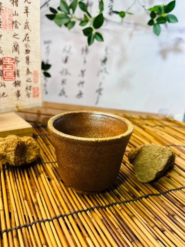 将军杯茶杯茶盏品茗杯主人杯腾冲非遗土陶净化过滤软化水柴烧手工