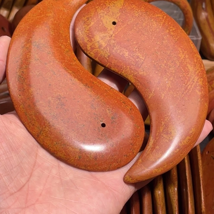 红砭石精品款大号刮痧太极板