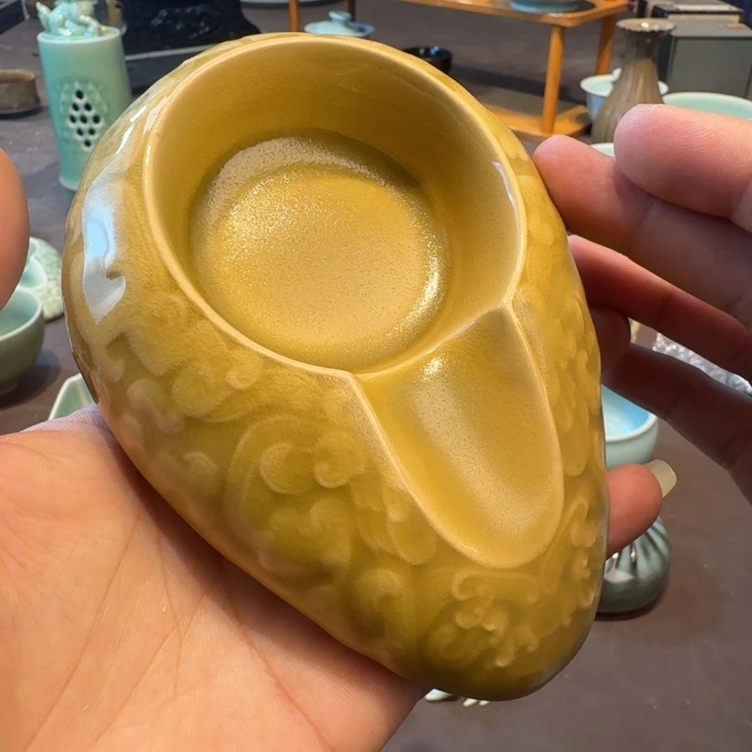 龙泉青瓷茶具微瑕