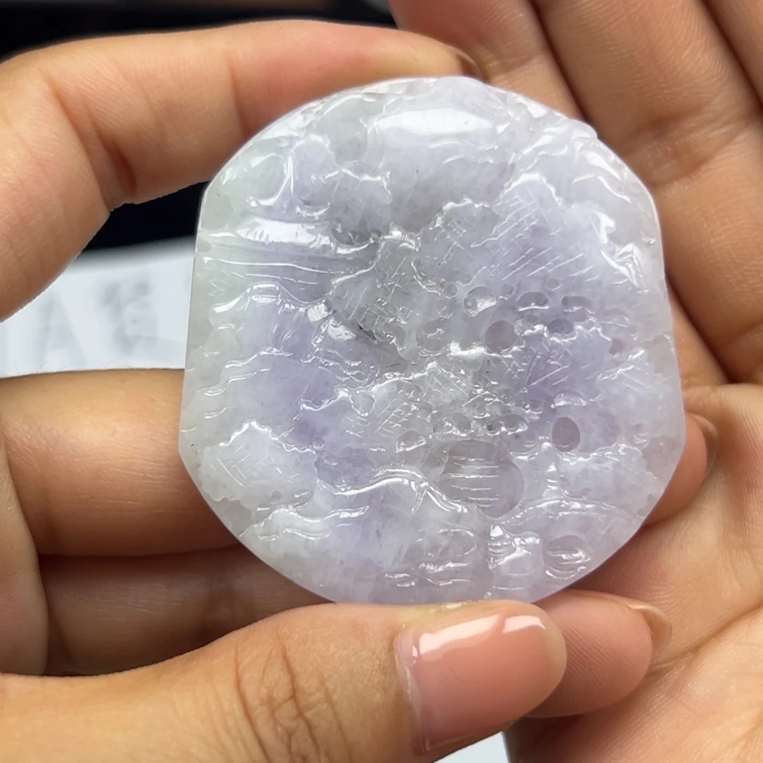 翡翠未镶嵌颈饰天然