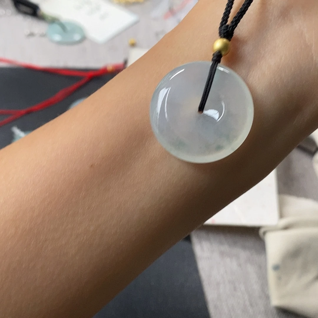 #***媛翡翠未镶嵌颈饰天然的缅甸