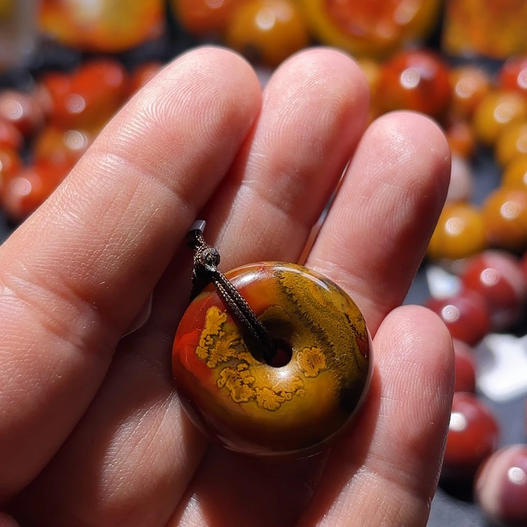 喜***8玛瑙/玉髓吊坠(不含链)未镶嵌