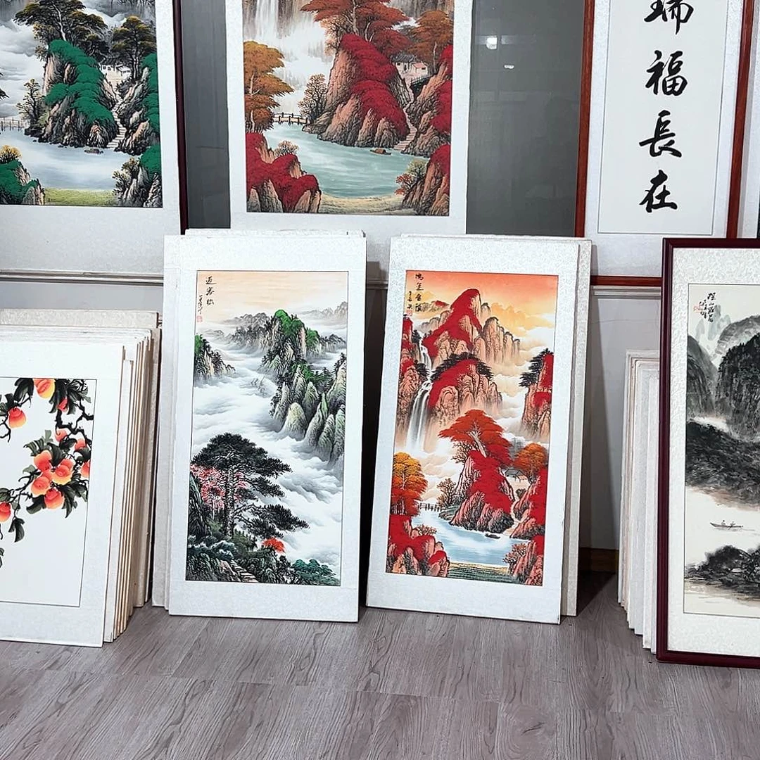 时***8国画手绘保证假一罚万