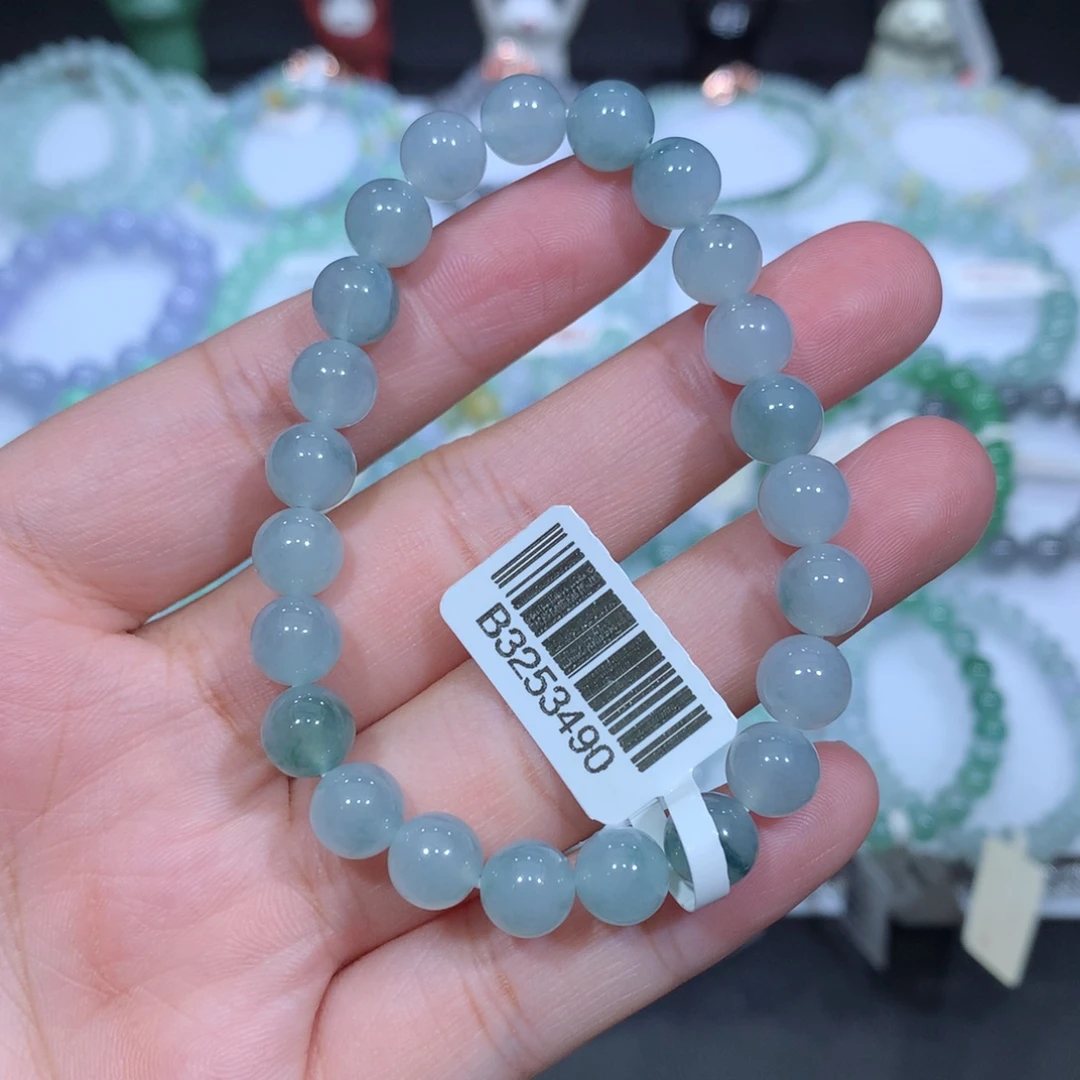 翡翠未镶嵌手串天然