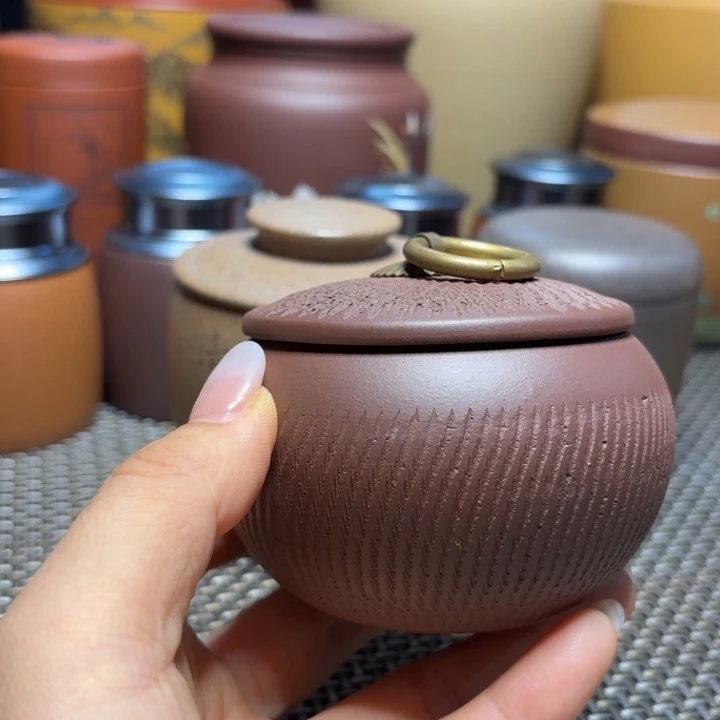 紫砂茶叶罐中高端紫砂茶叶罐
