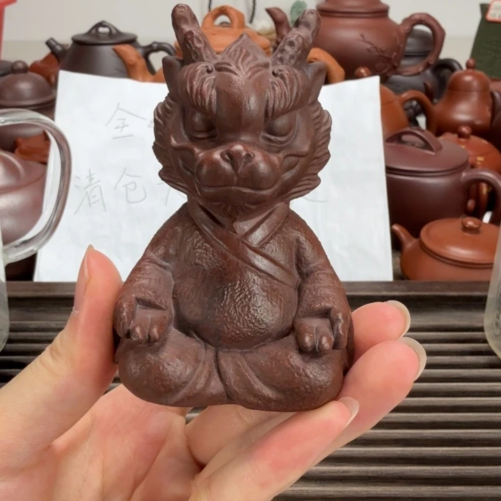 茶壶紫砂小龙人的
