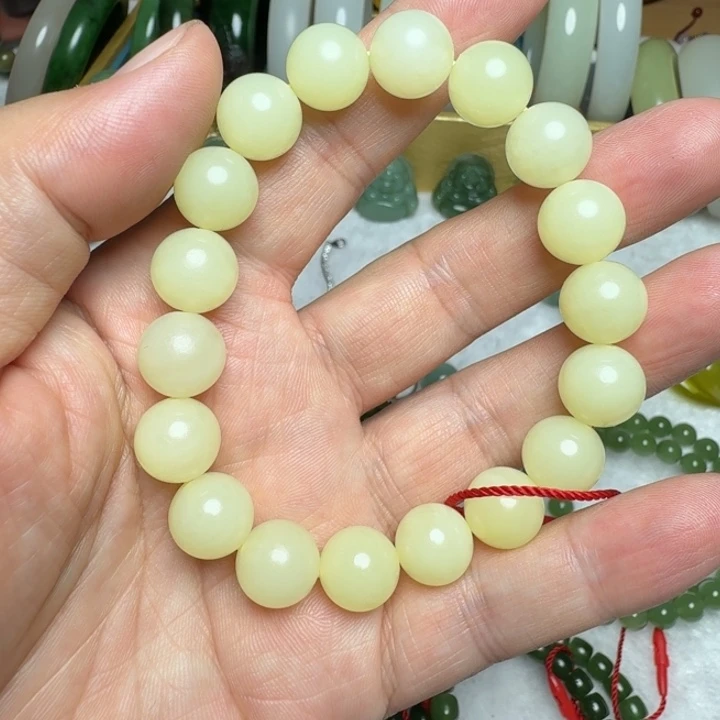 和田玉未镶嵌手串