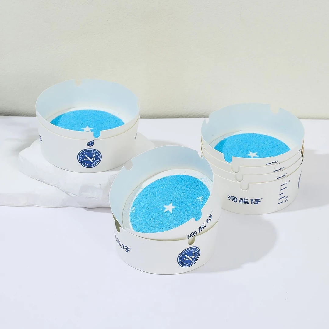 一次性发泡烟灰缸商务专用便携免洗灭烟沙加厚高级新款酒店清洁烟