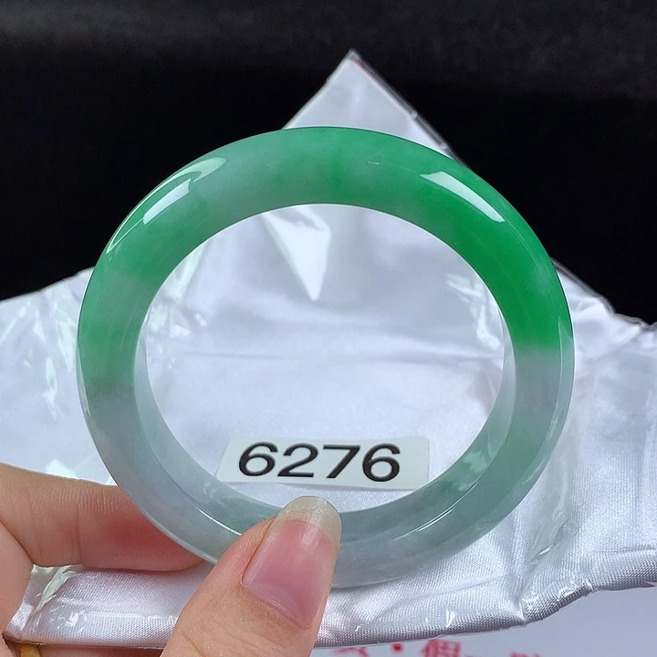 翡翠未镶嵌手镯55圈