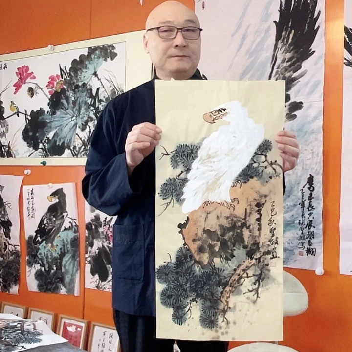 国画张圣敏先生纯手绘作品