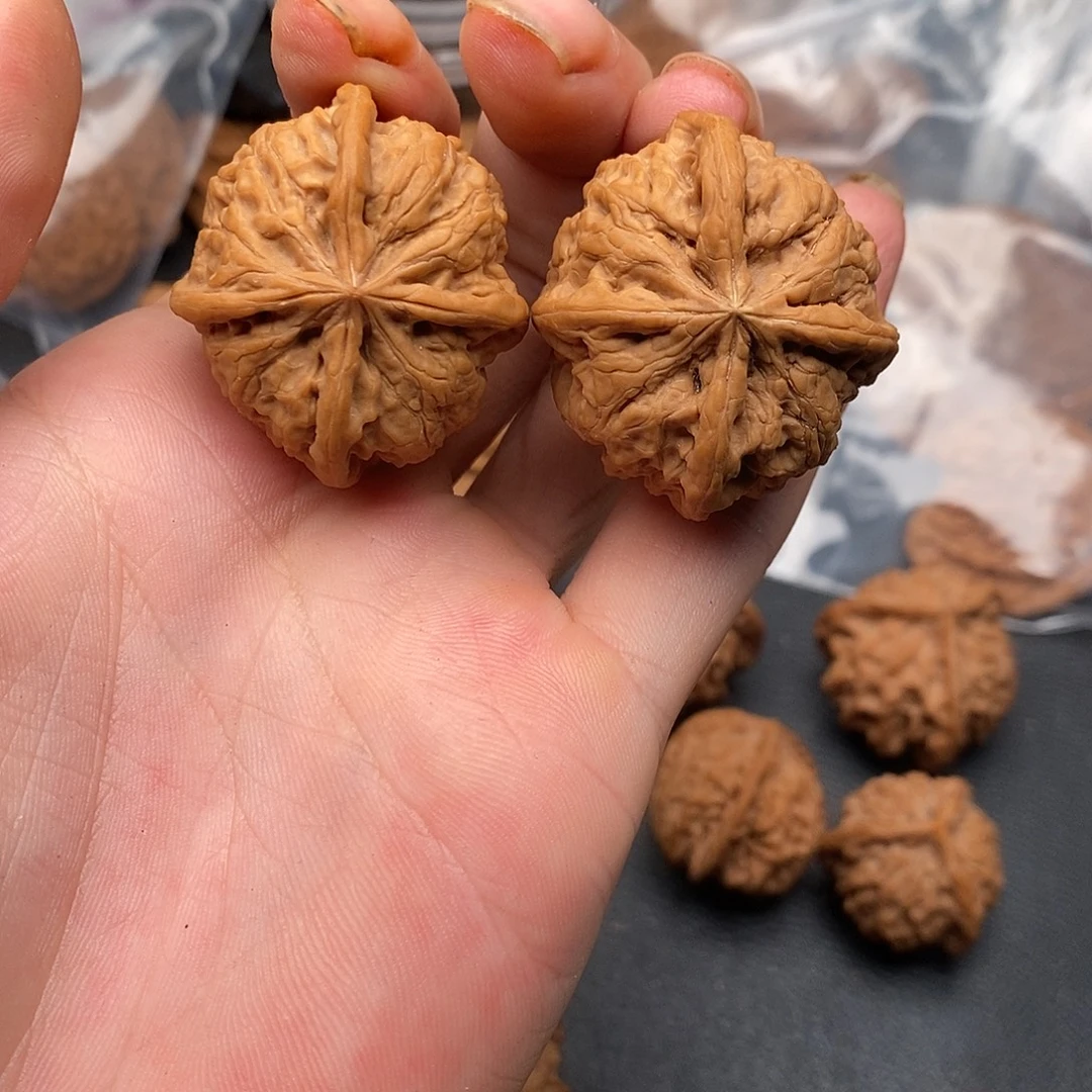 吊坠文玩核桃雨花石四棱