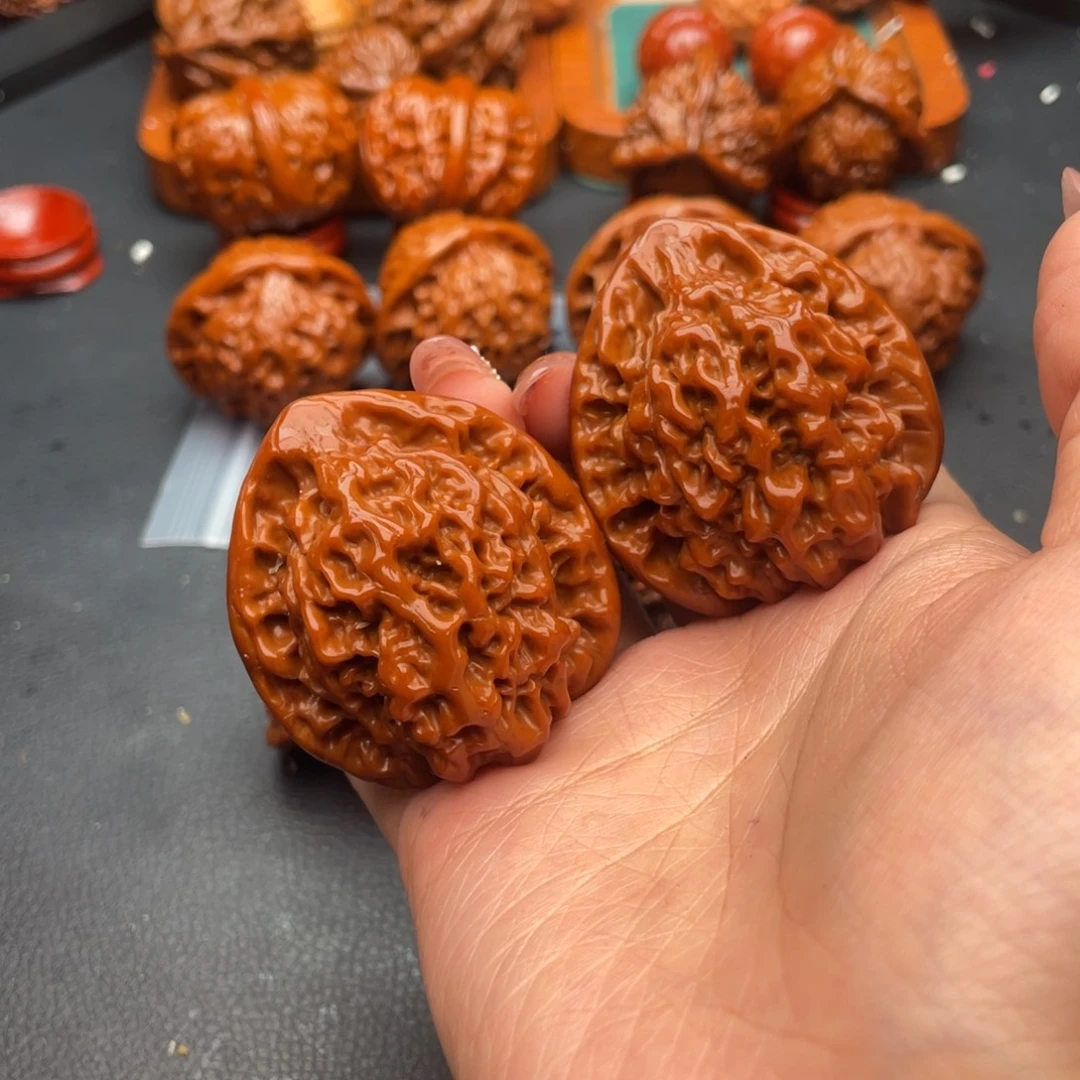 M***生把件文玩核桃官帽