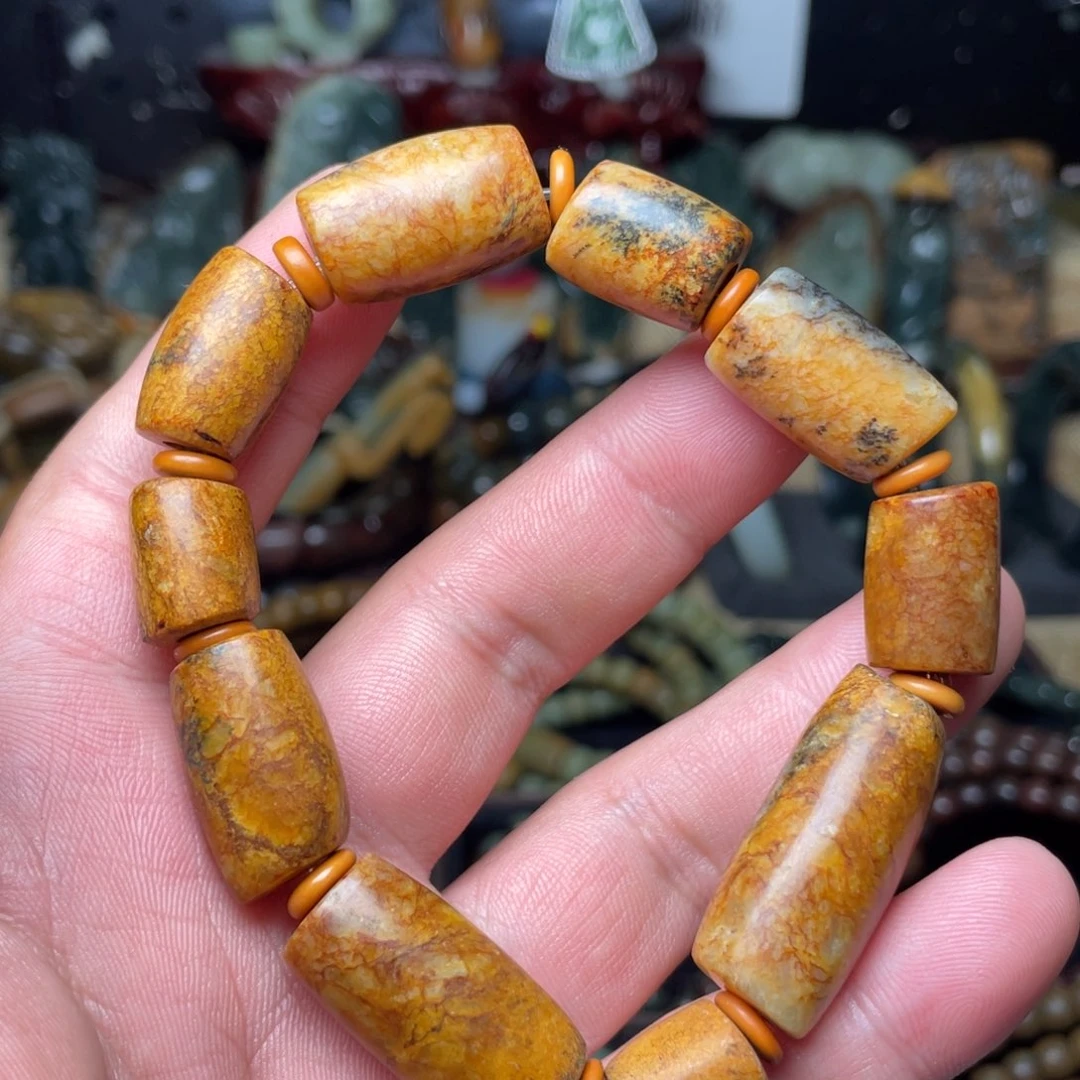 岫岩河磨玉（透闪石质玉）未镶嵌颈饰