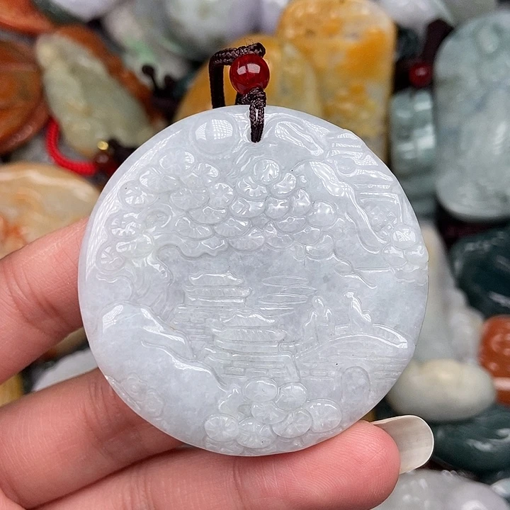 颈饰未镶嵌翡翠翡翠