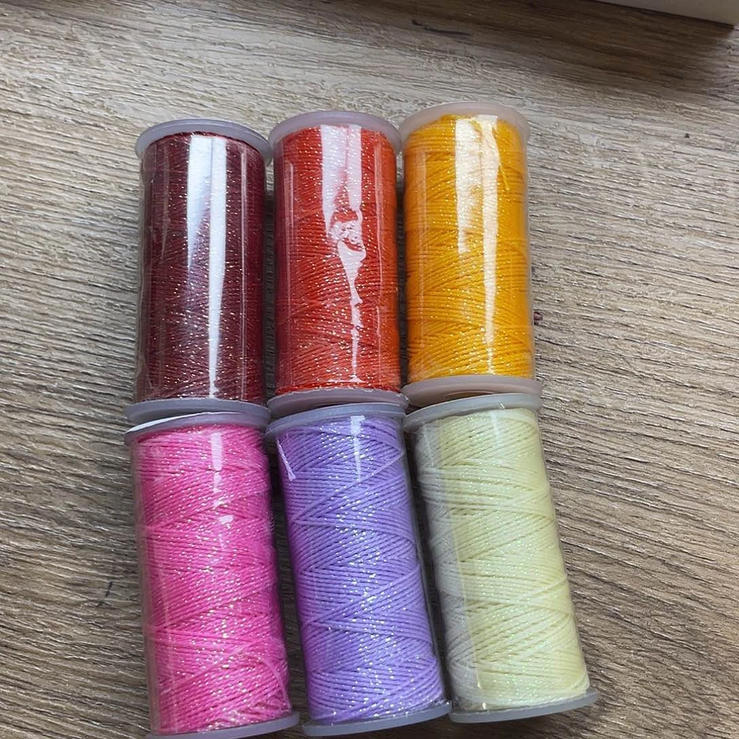 聚酯纤维6股12克蜡-红丝绒、爱马橙、万寿菊、紫薇花、丁香、豆乳白