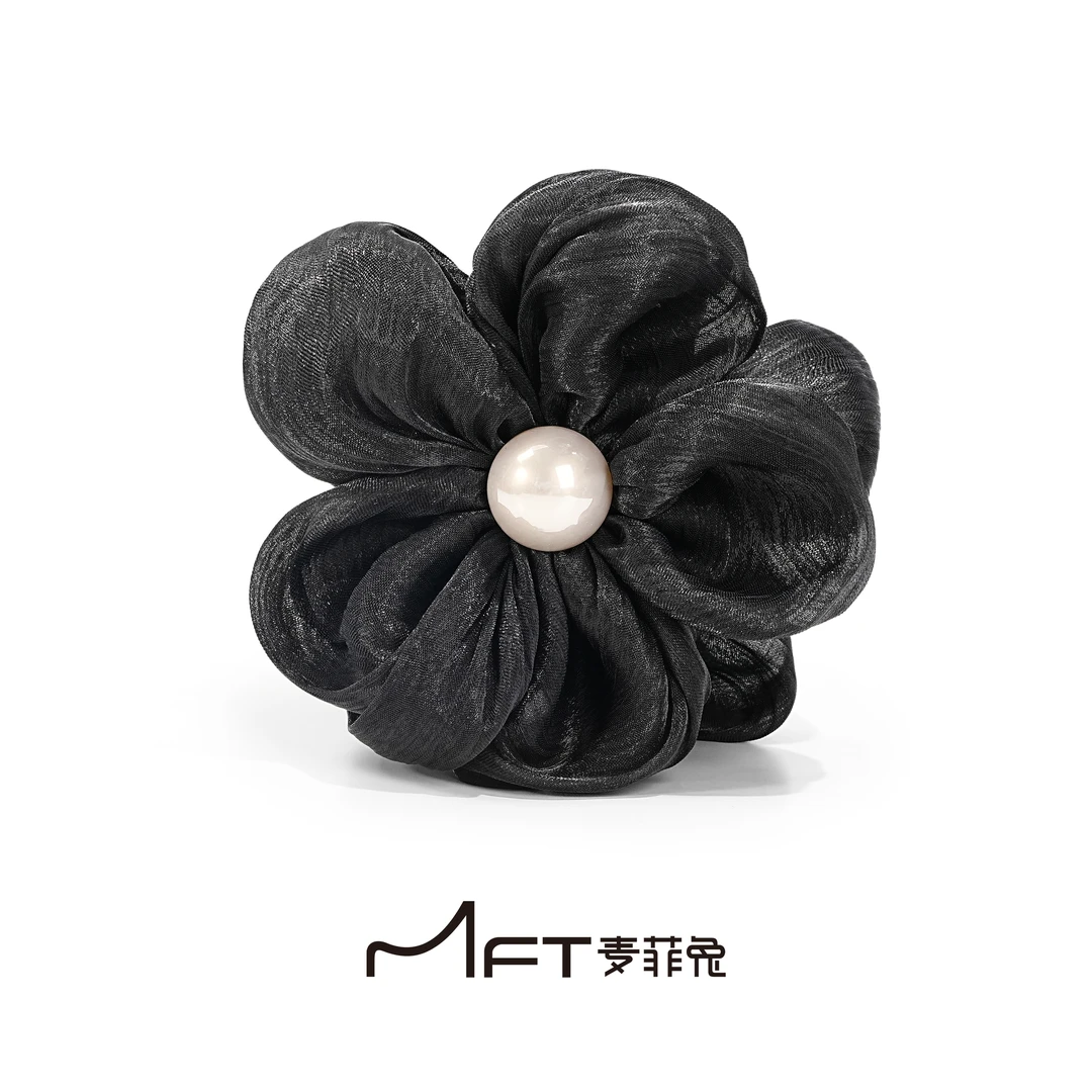 陌上花丸子夹轻盈蓬松丸子头抓夹发饰显发量通勤无皮筋懒人发夹