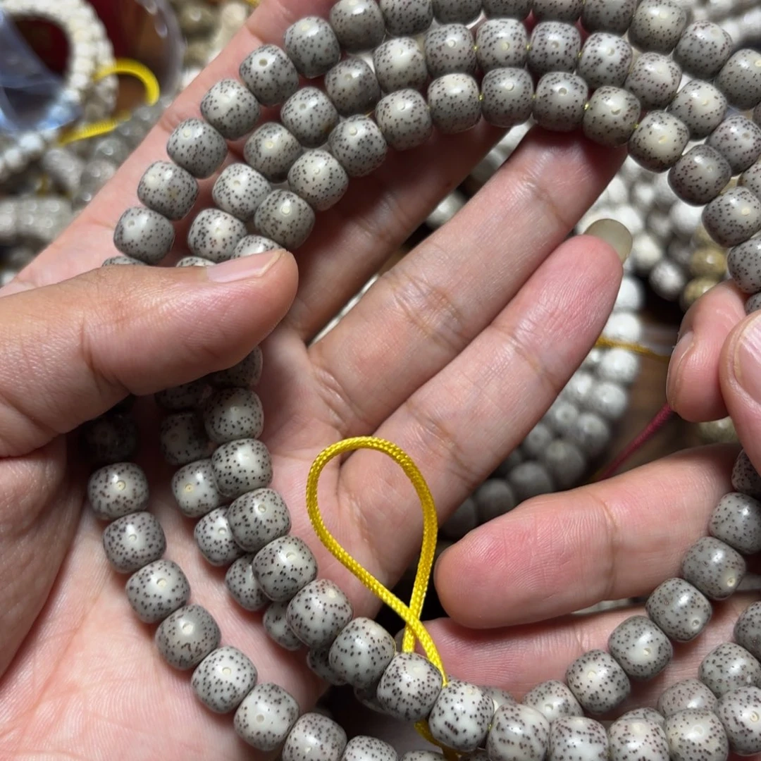 我***底星月菩提手串星月石玉料9