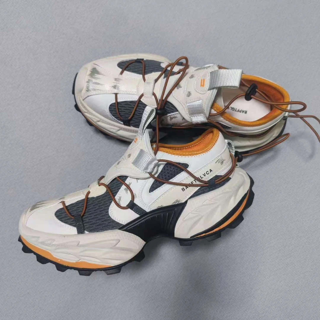 运动男鞋休闲透气女款潮流男鞋复古百搭老爹鞋男士厚底运动鞋时尚