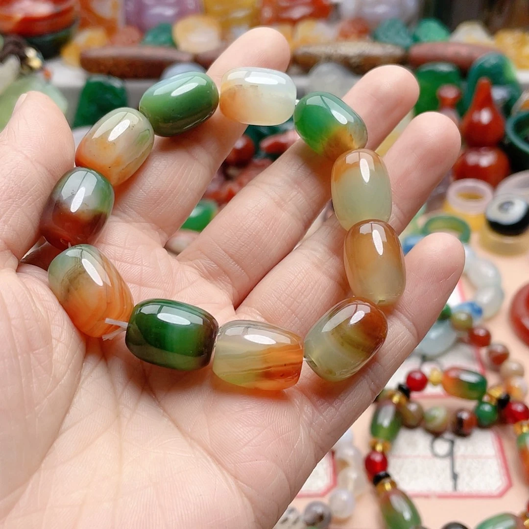 玛瑙/玉髓颈饰合金C****e