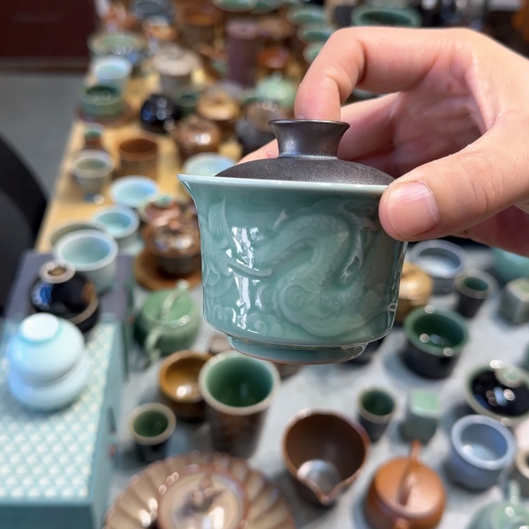 小金茶器青瓷茶具