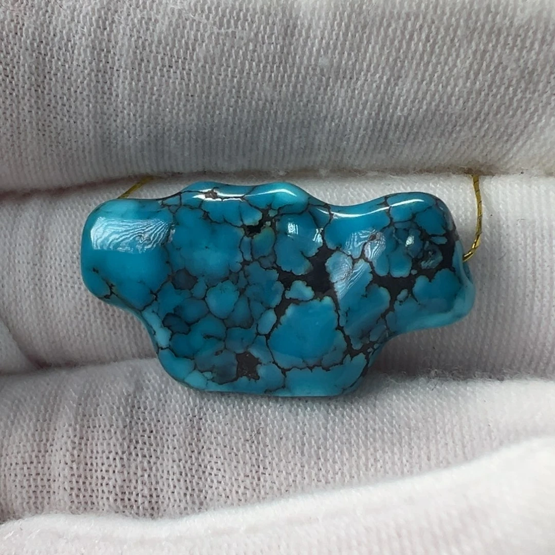 未镶嵌绿松石随形14.8mm