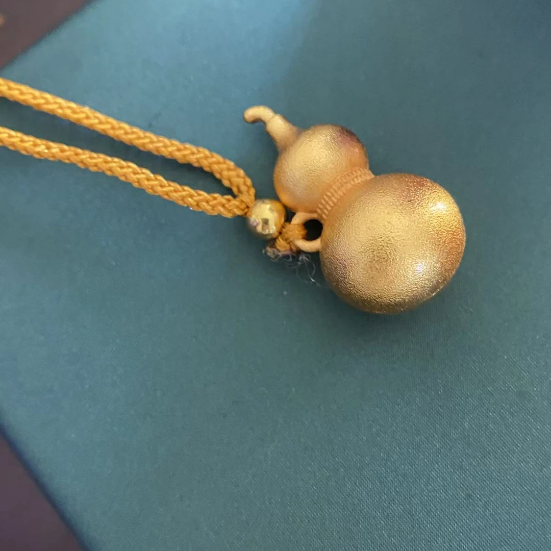 纯箔时尚黄葫芦吊坠sy102010
