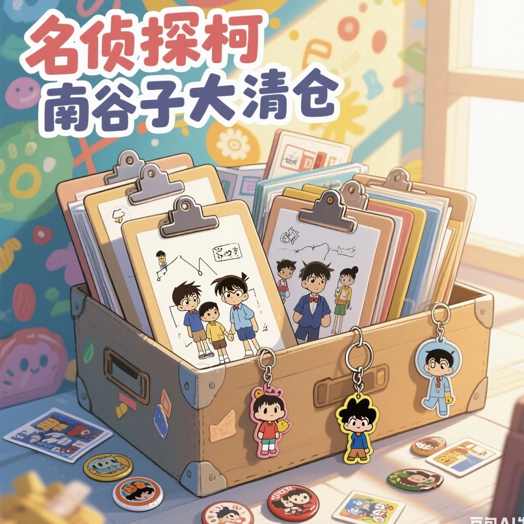 【浮浮】名侦探柯南 25.9 超级浮浮吧唧挂件混池 盲盒（默认代拆）