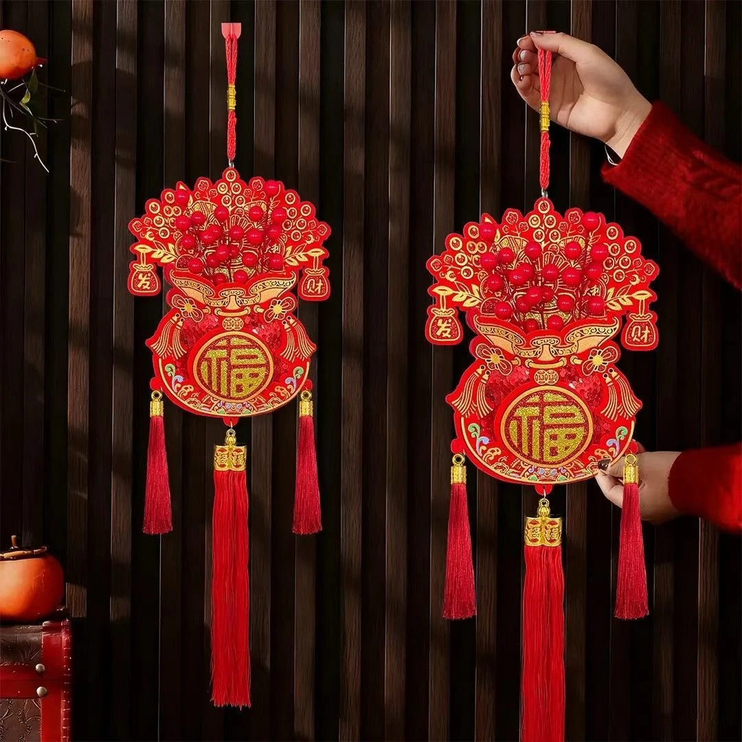 【工厂福利】红果福袋装饰挂件乔迁装扮用品中式客厅挂饰过新年布置