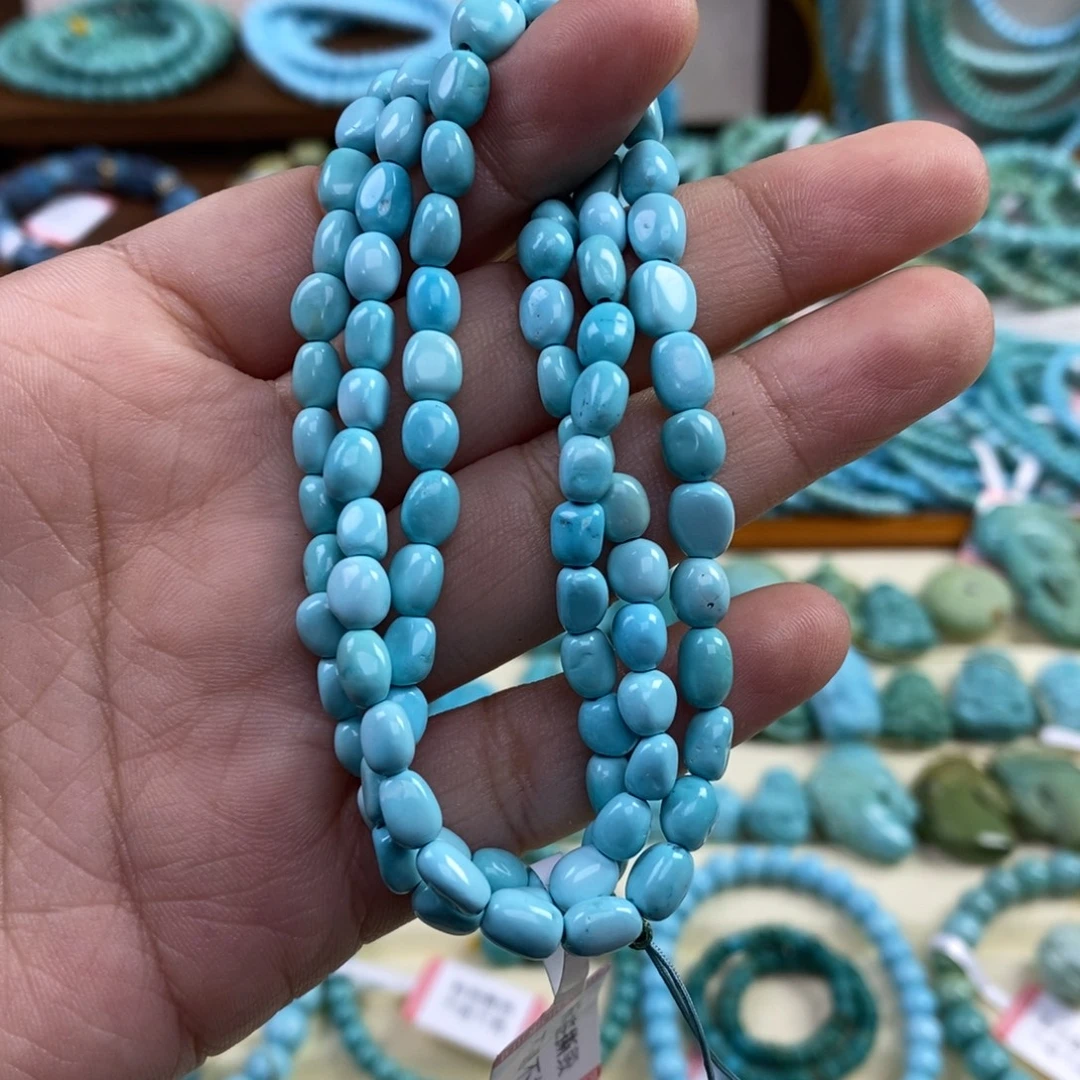 绿松石未镶嵌项链