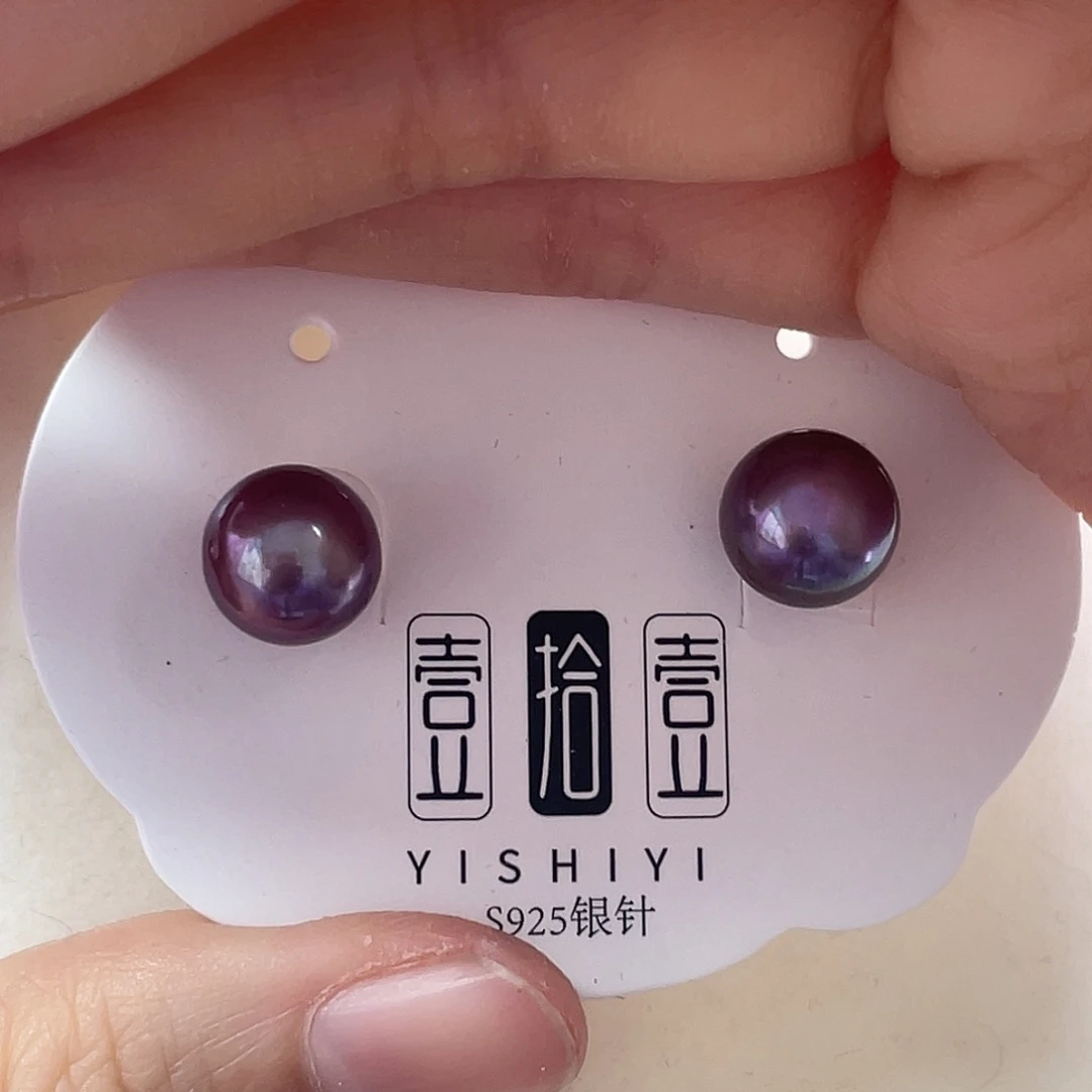 淡水珍珠耳饰未镶嵌