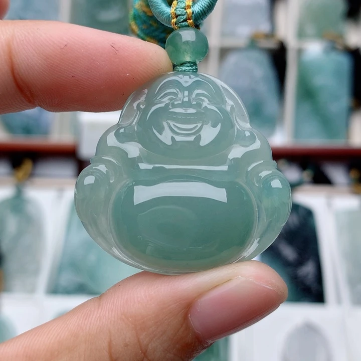 颈饰未镶嵌翡翠佛