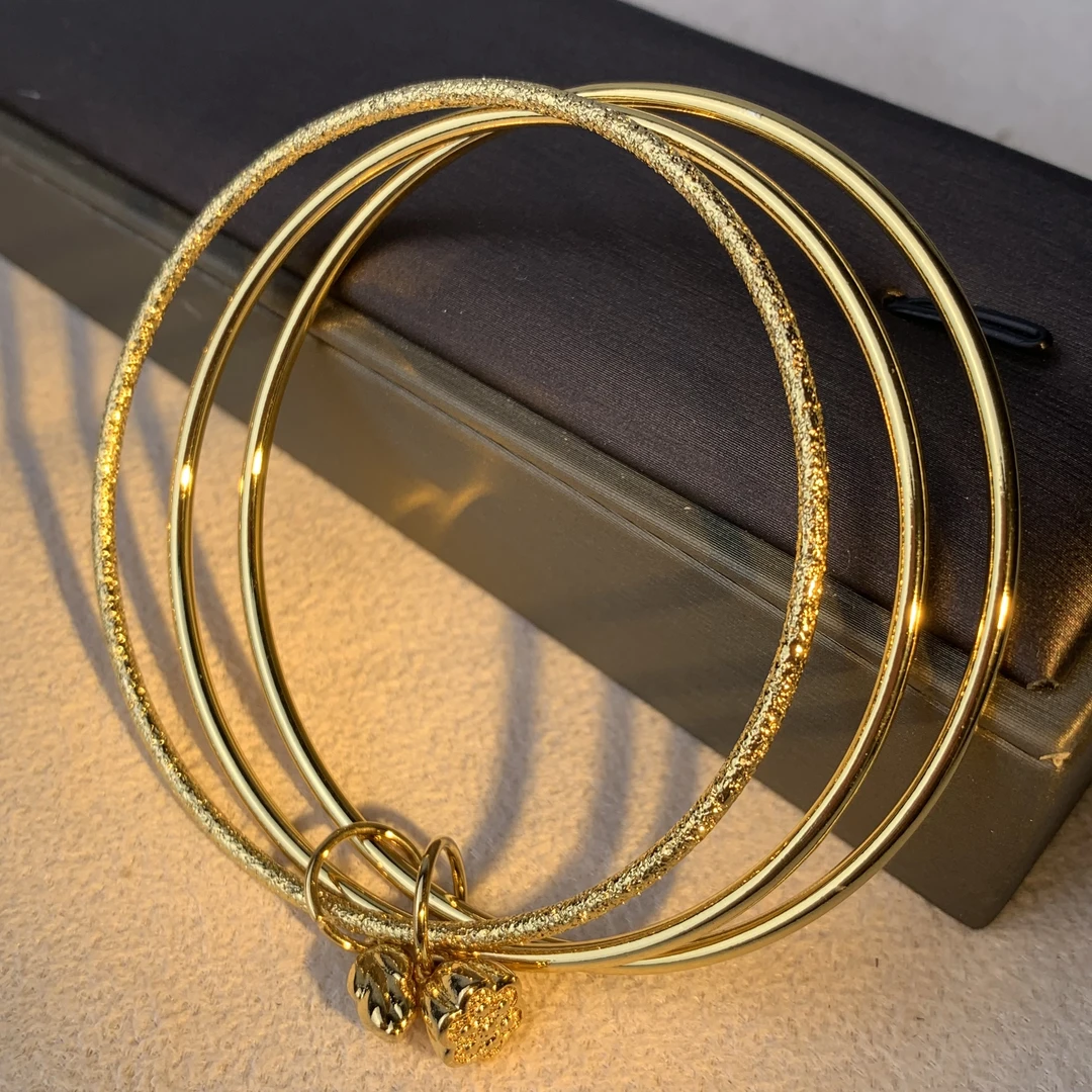 6201【手镯】轻奢精品金色女士手镯