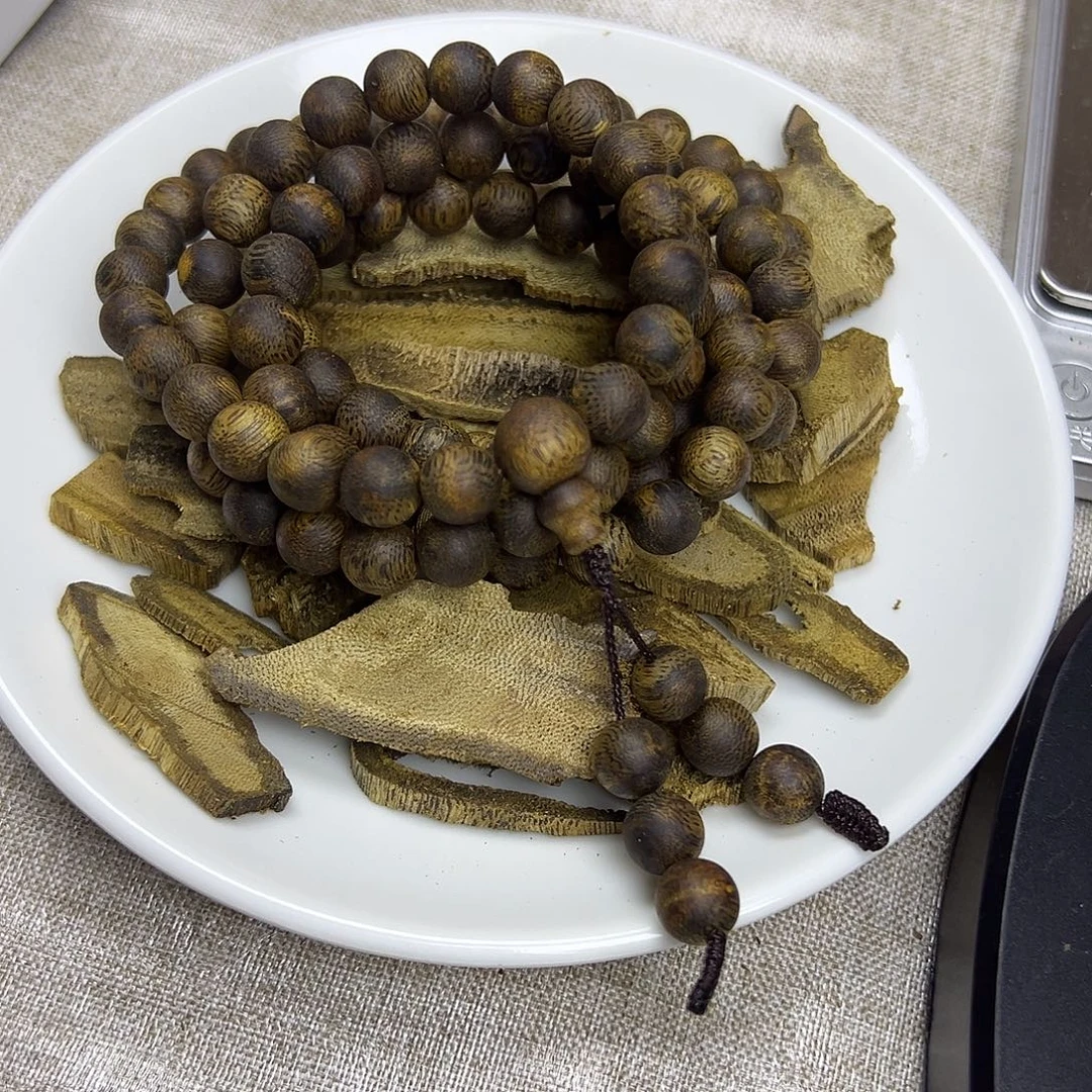 沉香沉香碎屑乌身圆叶高油0.9多圈37克+