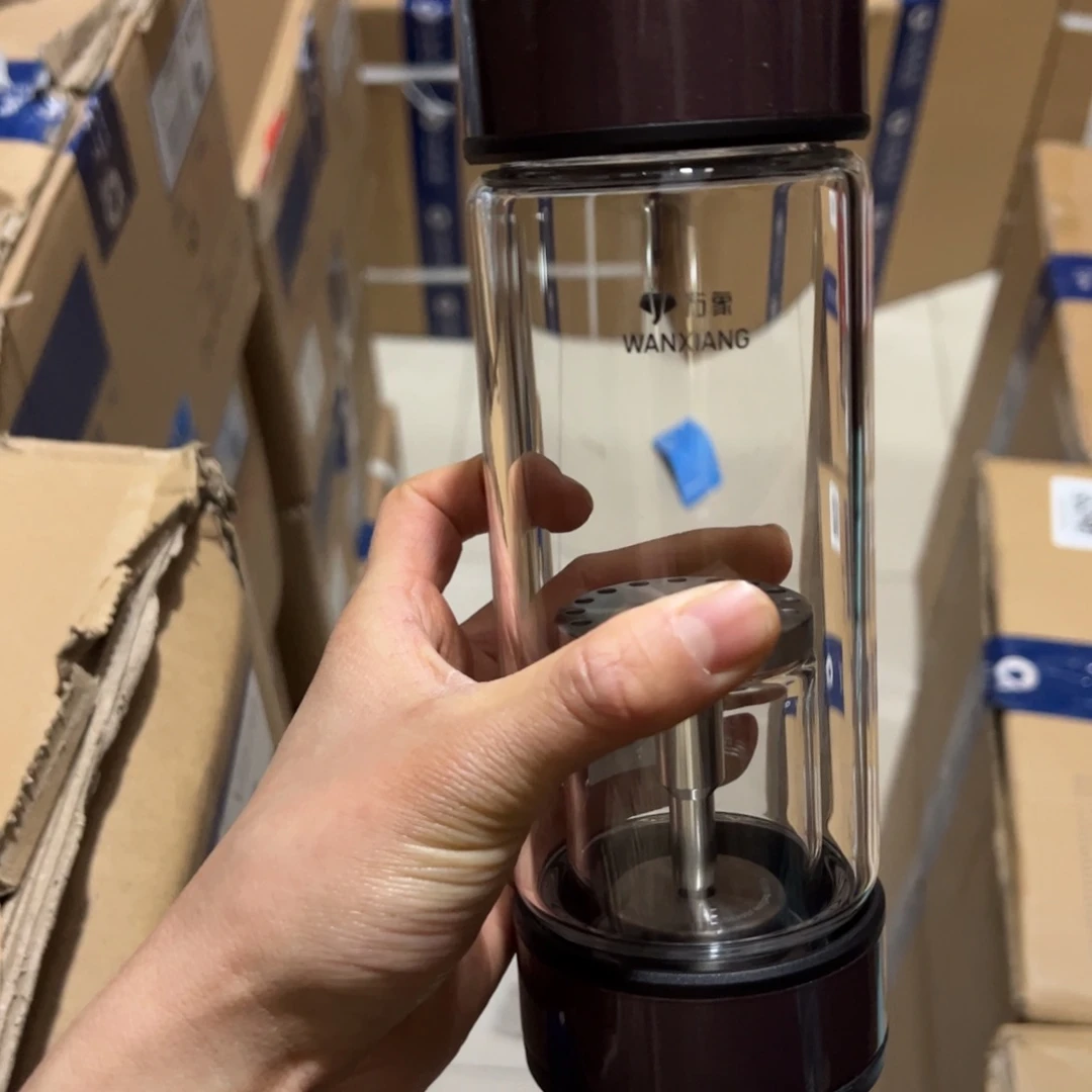 U158单层烫手玻璃杯410杯套