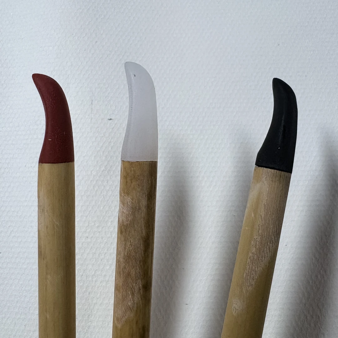 陶艺泥塑橡胶笔捏塑精雕刻笔细节处理修整软头抛光工具