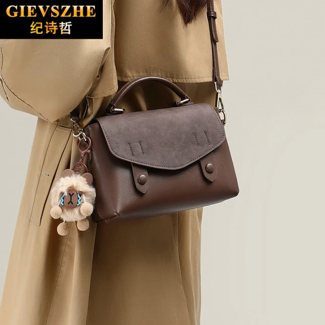 纪诗哲包包女款百搭手提包斜挎包单肩包送女友老婆圣诞情人节礼物