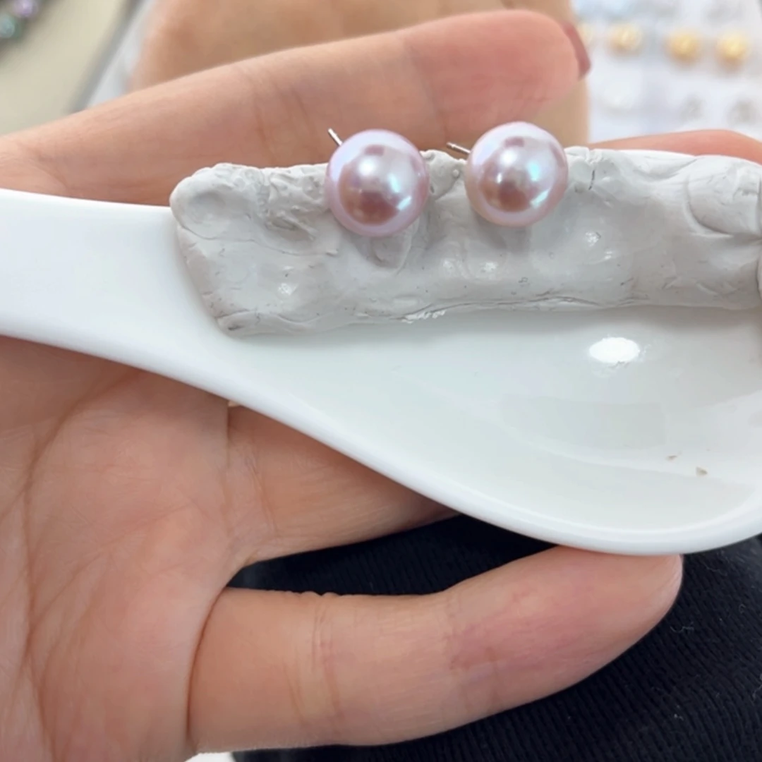 【闪购商品】银S925镶嵌耳饰淡水珍珠