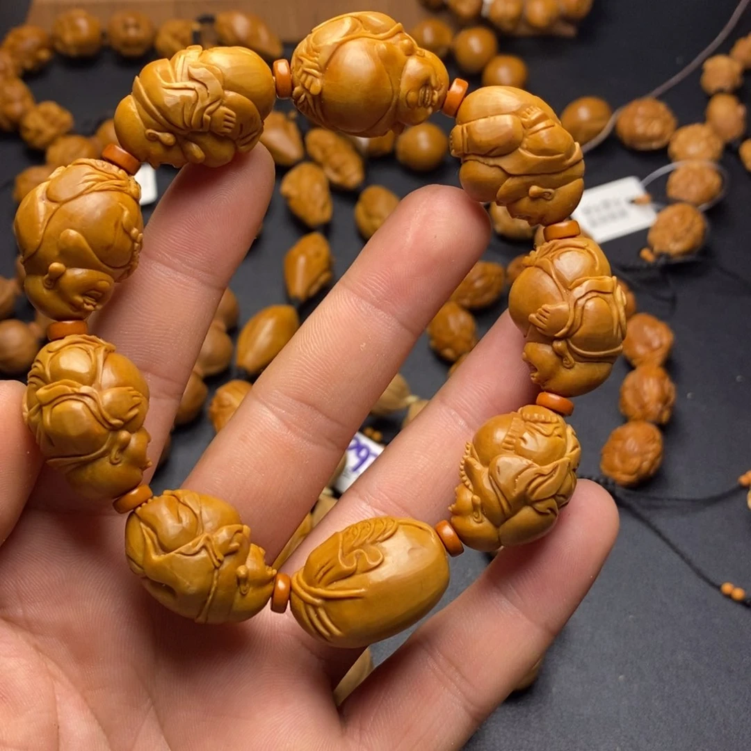 橄榄核手串/手链大***民大肚弥勒