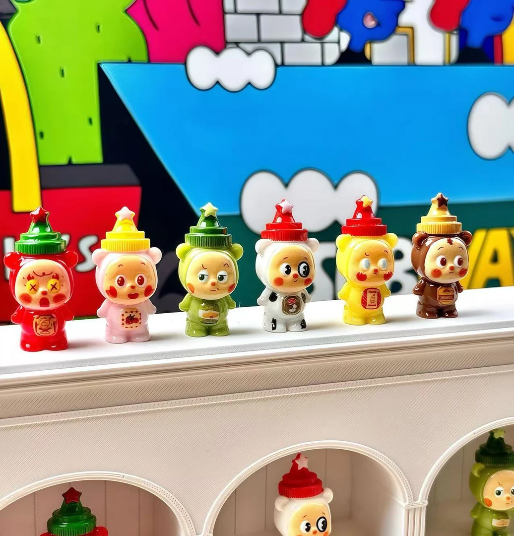 小雨定制【星星人果酱】仿真食玩diy树脂配件手机配件