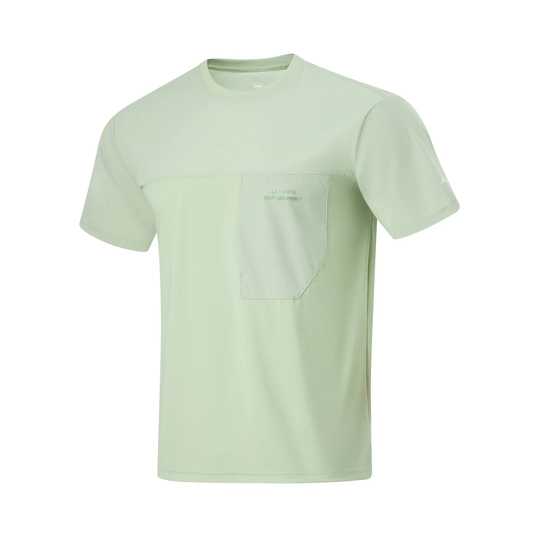 LI-NING/李宁李宁健身系列男子冰感舒适速干短袖481-3