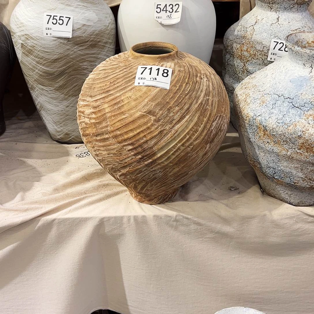 瓶7118高27口6陶瓷花瓶无孔