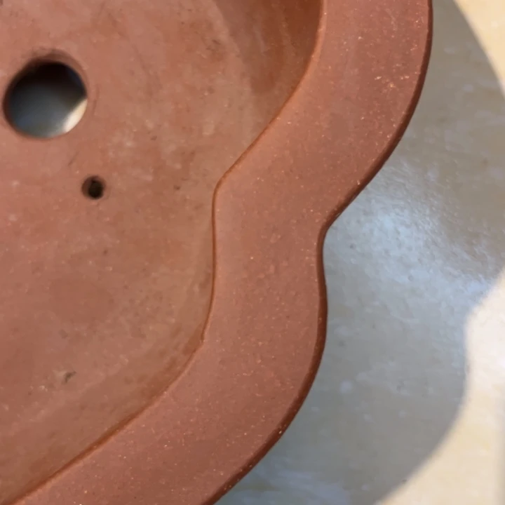 哈***少花盆紫砂  微微瑕最后两只紫泥海棠