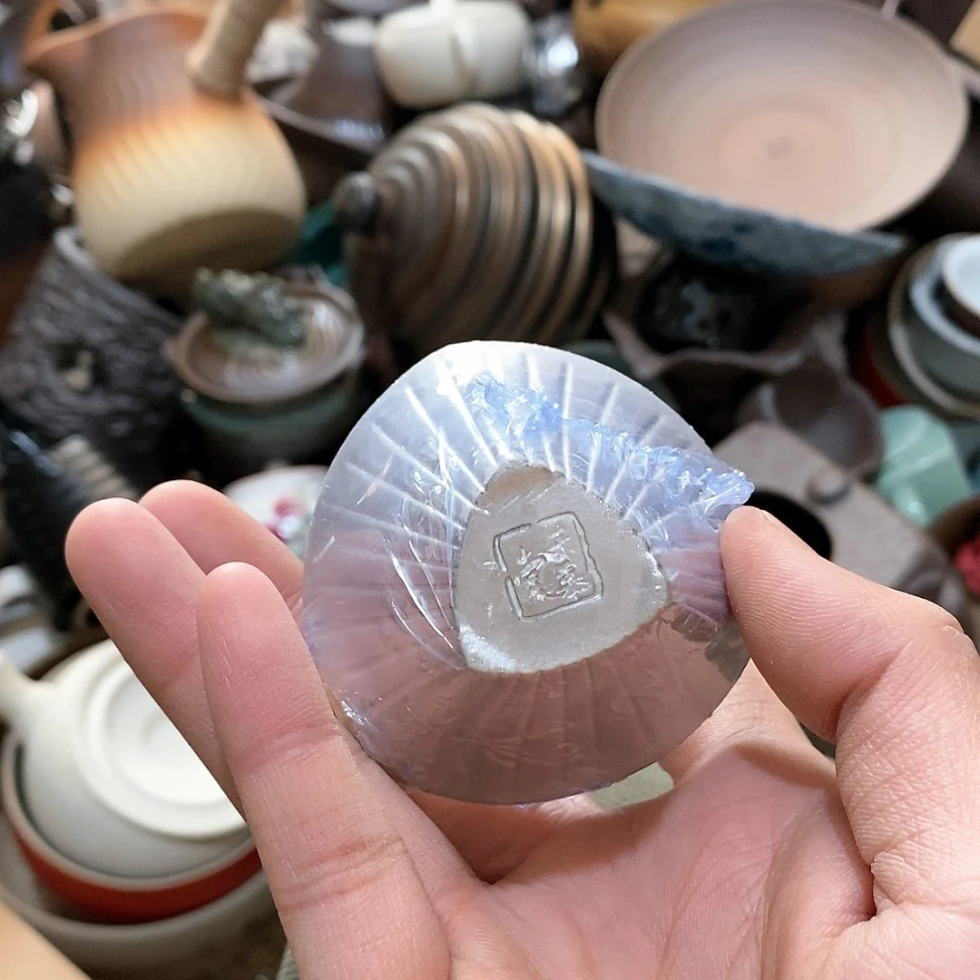 瓷片荷花的小尾巴都要上墙裂