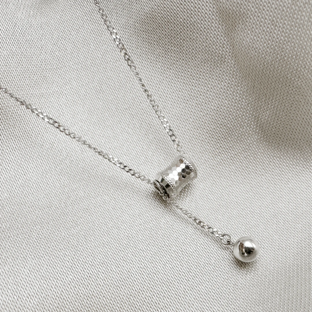 铂星珠宝Pt950铂金小蛮腰项链精美工艺时尚轻奢气质小众铂金项链