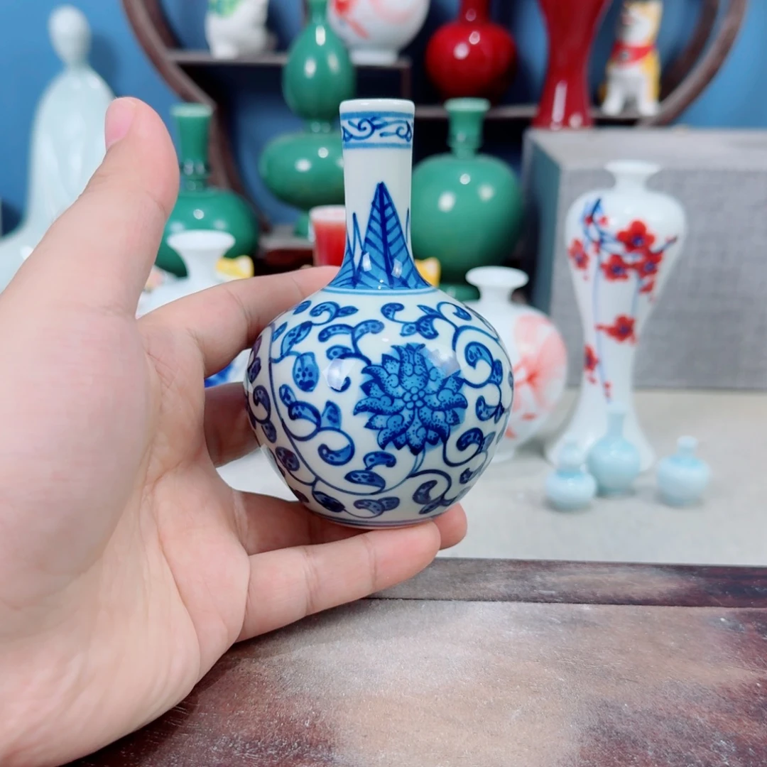 陶瓷手工小花器摆件