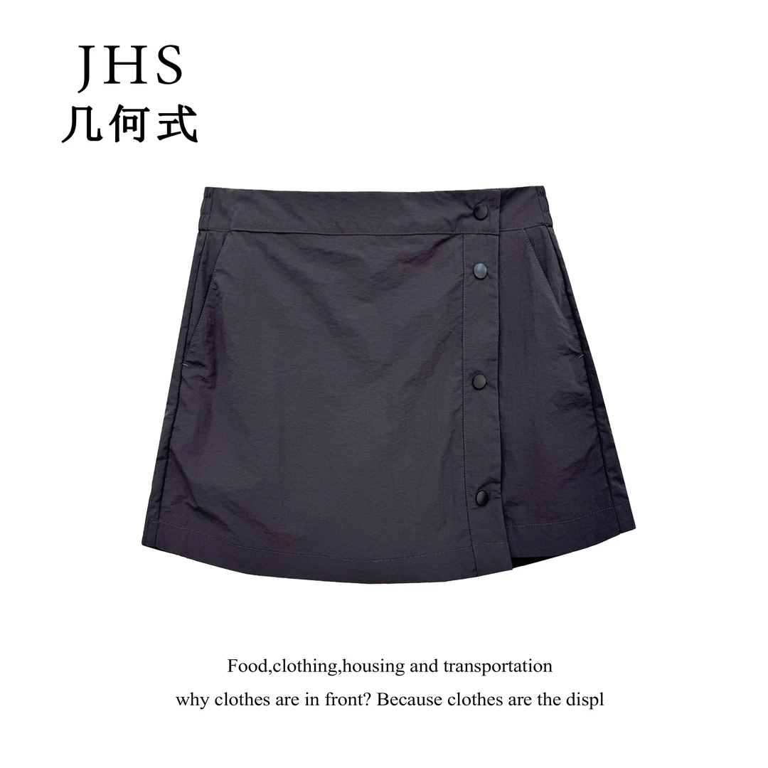 【自播】LC095-美式户外工装短裤裙女夏季高腰显瘦速干防走光