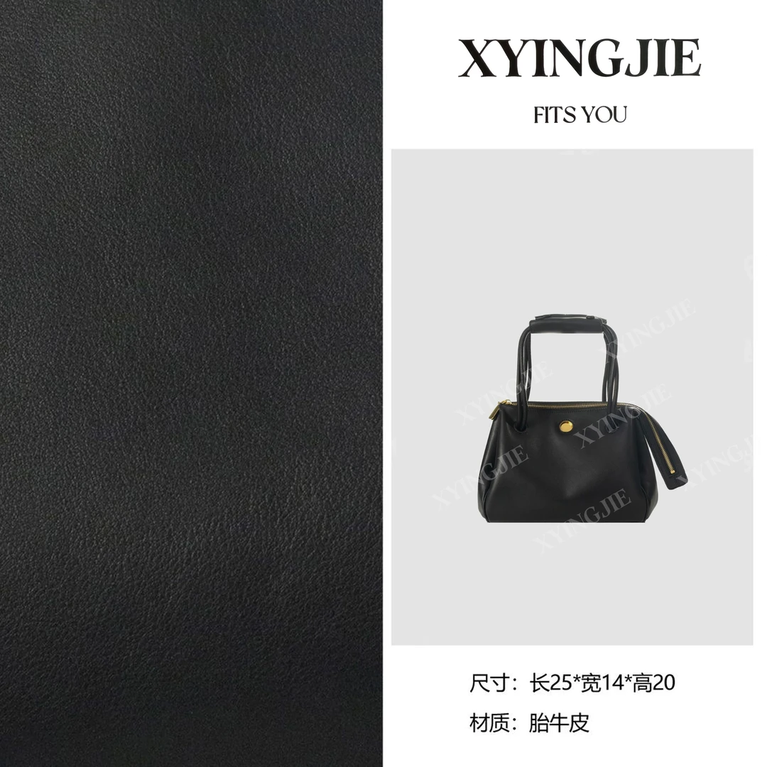 XYINGJIE原创设计高定罗家2026新款早春单肩斜包BNT-360黑色